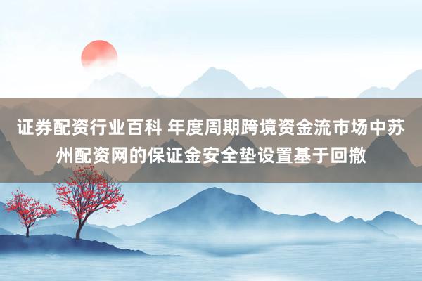 证券配资行业百科 年度周期跨境资金流市场中苏州配资网的保证金安全垫设置基于回撤