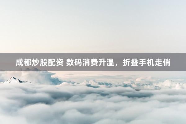 成都炒股配资 数码消费升温,折叠手机走俏